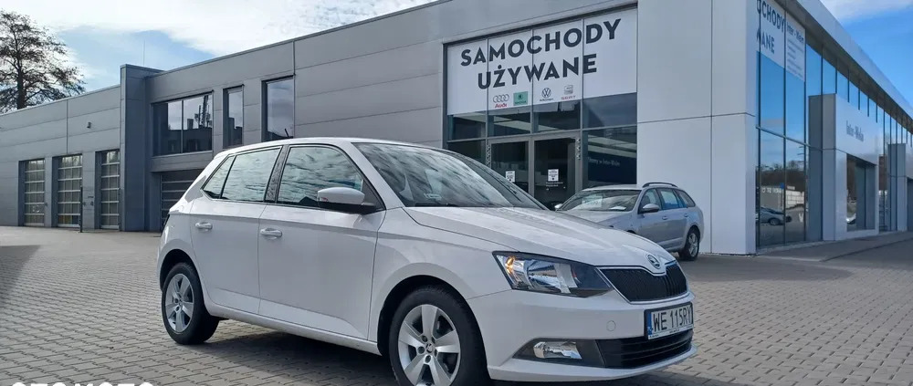 skoda biała Skoda Fabia cena 42200 przebieg: 55800, rok produkcji 2017 z Biała